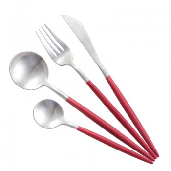 KuBac Hommi 24pcs Gold Cutlery Set Black Dinnerware Forks Knives Scoops Set 18/10 Stainless Steel Silverware Set Drop Shipping