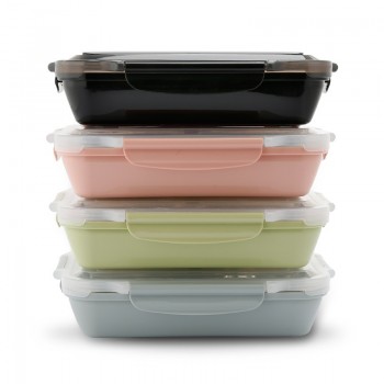 UPORS Leakproof Lunch Box Food Containers with Compartments 304 Stainless Steel Lunchbox Office School Kids Bento Box with Spoon