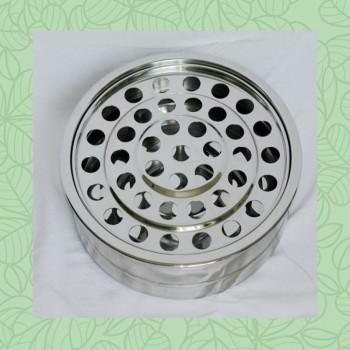 Hot l Dishes Tray Plates Stainless Steel Holy Church Communion Round Tray Base Dish Plate Hold 40 Cups Worship Free Shipping