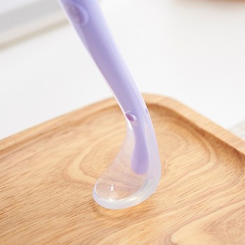 1pc silicone baby spoon Safety feeding dishes Soft Infant Learning spoons kids Tableware for children dinnerware cutlery colher