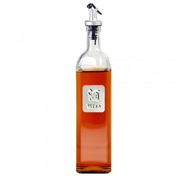 Glass Storage Bottles for Oil and Vinegar Cooking Seasoning Bottle Dispenser Sauce Bottle Dust-proof Kitchen Tools Accessories