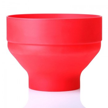 1 Piece Popcorn Maker DlY Collapsible Silicone Microwave Kitchen Bakingwares Hot Popper Bowl folding Silicone Popcorn Bucket