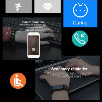 BINSSAW New Smart Watch Men Women Heart Rate Monitor Blood Pressure Fitness Tracker Smartwatch Sport  for ios android +BOX