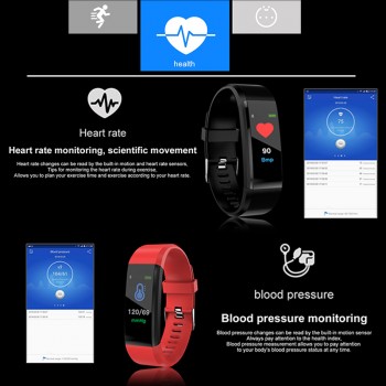 BINSSAW New Smart Watch Men Women Heart Rate Monitor Blood Pressure Fitness Tracker Smartwatch Sport  for ios android +BOX