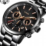 LIGE 2018 Watch Men Fashion Sport Quartz Clock Mens Watches Brand Luxury Full Steel Business Waterproof Watch Relogio Masculino