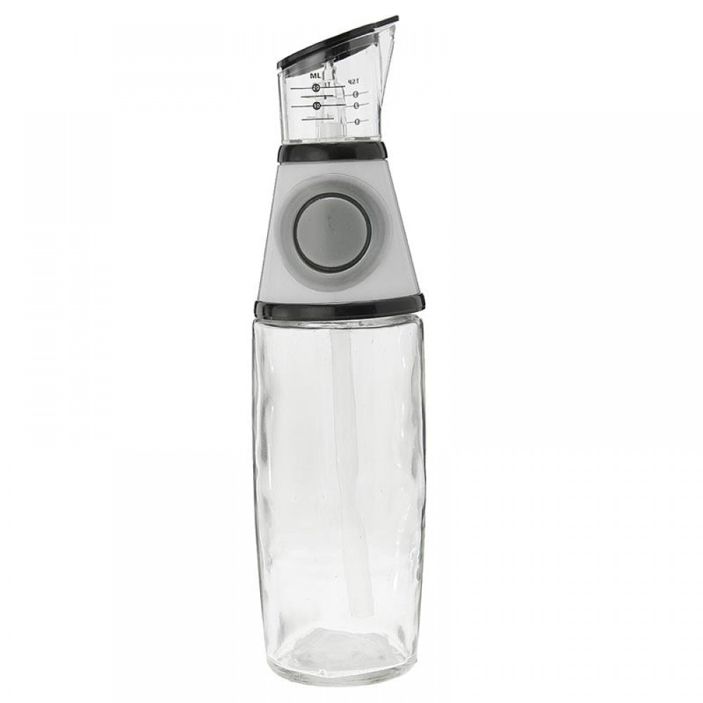 Kitchen Glass Gravy Boat Olive Oil Vinegar Dispenser Pourer Bottle Cooking Tools (500ml)