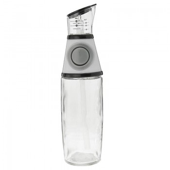 Kitchen Glass Gravy Boat Olive Oil Vinegar Dispenser Pourer Bottle Cooking Tools (500ml)