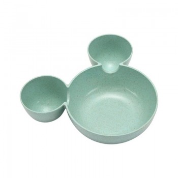 Carrywon Plate Children Kids Cute Cartoon Mouse Bowl Dishes Baby Feeding Bowl Dinner Lunch Food Container Lunch Box	Camping