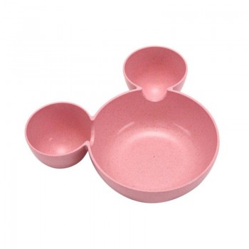 Carrywon Plate Children Kids Cute Cartoon Mouse Bowl Dishes Baby Feeding Bowl Dinner Lunch Food Container Lunch Box	Camping