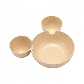 Carrywon Plate Children Kids Cute Cartoon Mouse Bowl Dishes Baby Feeding Bowl Dinner Lunch Food Container Lunch Box	Camping