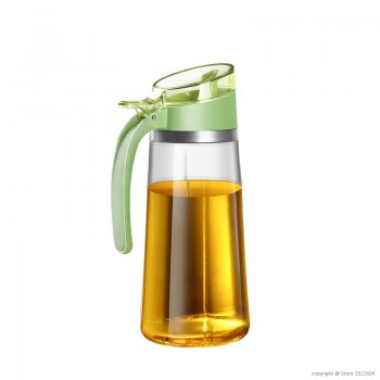 Reinforced Glass Olive Oil Bottle Premium 620ml Vinegar Container Kitchen Soy Sauce Bottle Fashion Glass Vinegar Storage Bottle