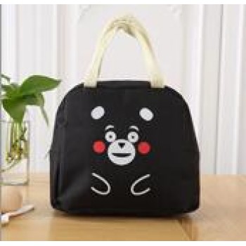 1pc cartoon canvas Lunch Box Bag Food Fresh Keep Waterproof  Travel Picnic case Thermal Insulated Fashion Storage Bags for kids