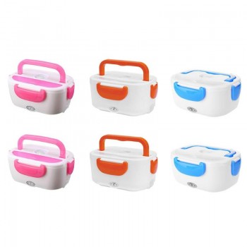 Electric Heating Lunch Box Food Container Auto Car Food Rice Container Warmer For School Office Home Dinnerware