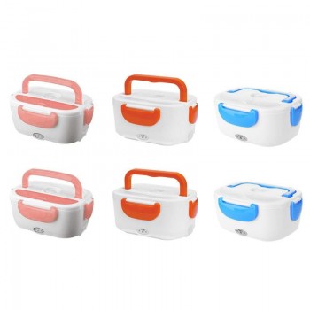 Electric Heating Lunch Box Food Container Auto Car Food Rice Container Warmer For School Office Home Dinnerware