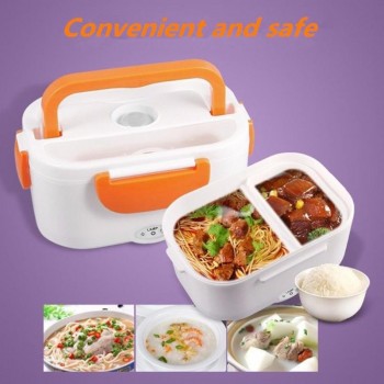 Electric Heating Lunch Box Food Container Auto Car Food Rice Container Warmer For School Office Home Dinnerware
