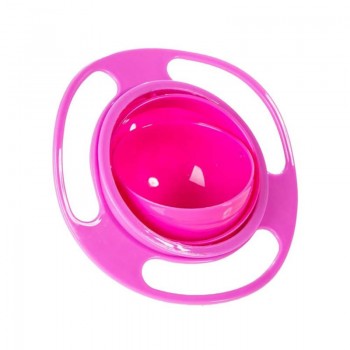 Children Tableware Non Spill Bowl Toy Dishes Universal 360 Rotate Avoid Food Spilling Food Snacks Baby Shower