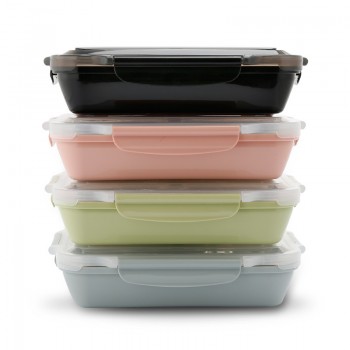UPORS Lunch Box Containers With Compartments Portable Stainless Steel Lunch Box For Kids with Spoon Fork School Bento Lunch Box