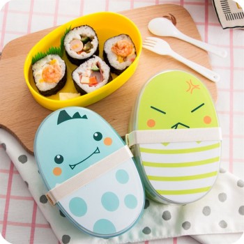 700ml Cartoon Healthy Lunch Box Cute Kids Microwave Oven Children Bento Boxes  Lunchbox BPA Free