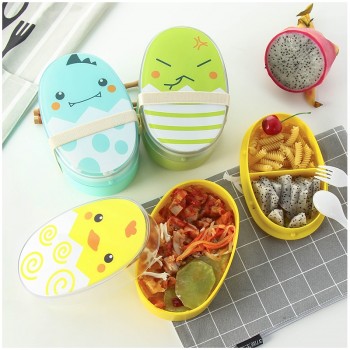 700ml Cartoon Healthy Lunch Box Cute Kids Microwave Oven Children Bento Boxes  Lunchbox BPA Free