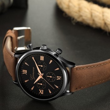 Mens Watches Top Brand Luxury 2018 Watch Men Fashion Business Quartz-watch Minimalist Belt Male Watches Relogio Masculino