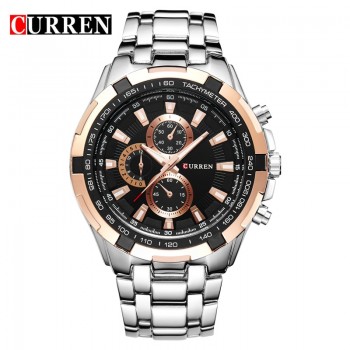 2018 New Curren Luxury Brand Watches Men Quartz Fashion Casual Male Sports Watch Full Steel Military Watches Relogio Masculino