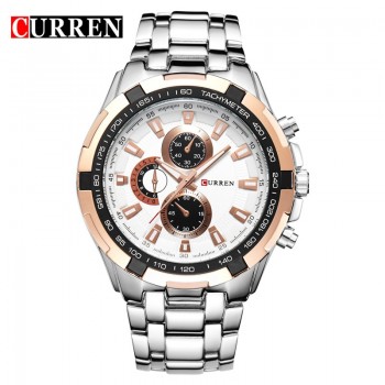 2018 New Curren Luxury Brand Watches Men Quartz Fashion Casual Male Sports Watch Full Steel Military Watches Relogio Masculino
