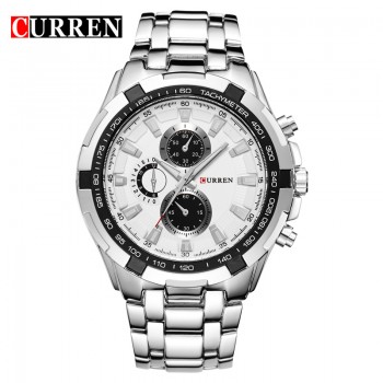 2018 New Curren Luxury Brand Watches Men Quartz Fashion Casual Male Sports Watch Full Steel Military Watches Relogio Masculino