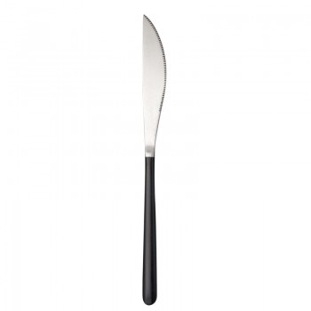 JueQi Dinnerware Set Stainless Steel Plating Gold Blue Black Knife Fork Tableware Cutlery Western Food Camping Tableware Bag