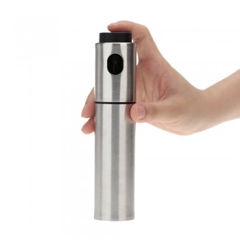 Realand Stainless Steel Oil Sprayer Olive Mist Spraying Can Pump Bottle Pot Vinegar Dispenser Kitchen Tool for Home, Grill, BBQ