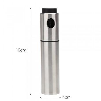 Realand Stainless Steel Oil Sprayer Olive Mist Spraying Can Pump Bottle Pot Vinegar Dispenser Kitchen Tool for Home, Grill, BBQ