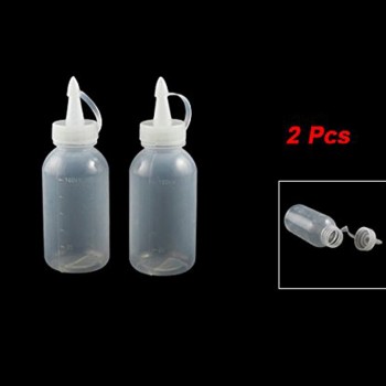 2pcs 100ML Plastic Oil/Sauce/ketchup/ Squeezer Liquid Bottle Dispensing Bottle Kitchen Accessories Plastic Squeeze Bottle