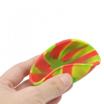 60pcs Silicone Pinch Bowls handy Fluorescent flexible silicone mini pinch bowls jars slick oil bho versatile round funnels