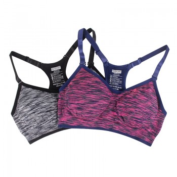 Women Fitness Yoga Sports Bra For Running Gym Adjustable Spaghetti Straps Padded Top Seamless Top Athletic Vest S M L