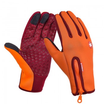 Outdoor sports Windstopper Waterproof gloves bike riding gloves winter full finger horse riding gloves warm fishing GEL glove