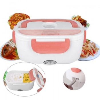 EU/CN Lunch Box Food Container Portable Electric Lunch Box Heating Food Warmer Heater Rice Container Dinnerware Set for Home Car