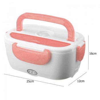 EU/CN Lunch Box Food Container Portable Electric Lunch Box Heating Food Warmer Heater Rice Container Dinnerware Set for Home Car
