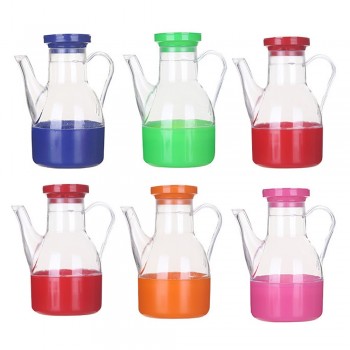 1 Pc Leakproof Oil Bottle Plastic Soy Sauce Pot Cruet oil vinegar Storage Bottle Containers Storage Box lid Oiler 2018 Hot Sale