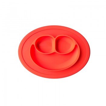 Silicone Material Baby Dining Plate Health Lovely Smile Face Lunch Tableware Kitchen Fruit Dishes Children Bowl