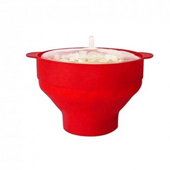 Microwaveable Popcorn Maker Pop Corn Bowl With Lid Microwave Safe New Kitchen Bakingwares Diy Popcorn Bucket