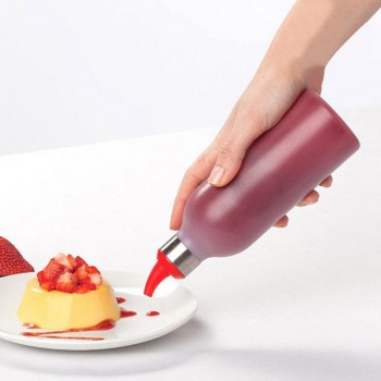 Kitchen Accessories Plastic Squeeze Bottle Condiment Bottles Dispenser For Jam Sauce Vinegar Oil Ketchup Mustard Cooking Tool