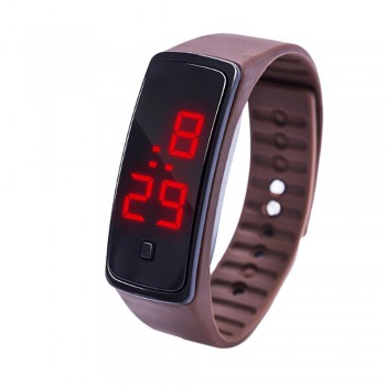 12 Colors New Fashion LED Sports Running Watch Date Rubber Bracelet Digital Wrist Watch Sports Watch Womens Mens Fitness Watch