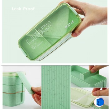 Hot Sales 900ml Portable 3 Layer Healthy Lunch Box Food Container Microwave Oven Lunch Bento Boxes Lunchbox