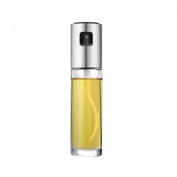 Kitchen Oil Spray Bottle Pump Glass Oil Pot Stainless Steel Olive Oil Sprayer Leak-proof Drops BBQ Oil Dispenser Cooking Tools