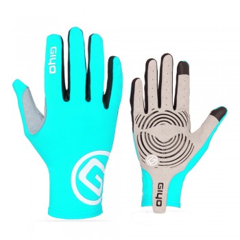 GIYO Breathable Cycling Gloves Sliding Screen Anti Slip Gel Pad Road Bike Full Mountain Bike Sports Outdoors Black #3N12
