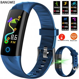 2018 BANGWEI Smart Watch With Heart Rate Blood Pressure Oxygen Oximeter Sport Watch Ring Waterproof Watch Smart For iOS Android