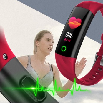 2018 BANGWEI Smart Watch With Heart Rate Blood Pressure Oxygen Oximeter Sport Watch Ring Waterproof Watch Smart For iOS Android
