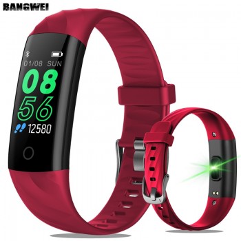 2018 BANGWEI Smart Watch With Heart Rate Blood Pressure Oxygen Oximeter Sport Watch Ring Waterproof Watch Smart For iOS Android