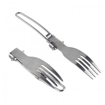 Foldable knife fork picnic dinner tableware set cutlery portable forks knives Outdoor Camping travel sets amp; kits with bags