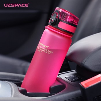 Hot Sale Uzspace Protein Shaker Portable Motion My Tritan Water Bottle Bpa Free Plastic For Sports camping hiking 350/500/650ml