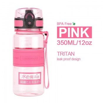 UZSPACE Water Bottles Fruit Tea Sport Portable LeakProof Shaker Tritan Plastic Drinkware 350ml/500ml/650ml BPA Free with Filter
